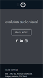 Mobile Screenshot of evolutionav.ca