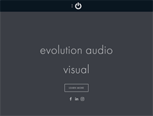 Tablet Screenshot of evolutionav.ca